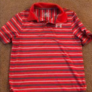 Boys Under Armour Polo Collar Shirt